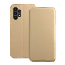 Заредете изображение във визуализатора на галерията – Калъф тип книга DUAL POCKET за SAMSUNG A13 4G златист

