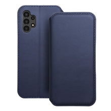 Заредете изображение във визуализатора на галерията – Калъф тип книга DUAL POCKET за SAMSUNG A13 4G тъмно син

