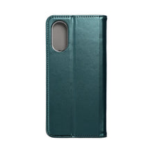 Заредете изображение във визуализатора на галерията – Калъф тип книга SMART MAGNETO за OPPO A17 dark зелен
