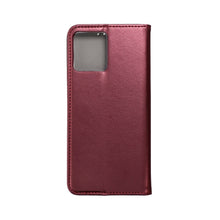 Заредете изображение във визуализатора на галерията – Калъф тип книга SMART MAGNETO за MOTOROLA EDGE 30 Fusion бордо
