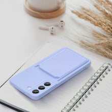 Заредете изображение във визуализатора на галерията – Гръб CARD за SAMSUNG A54 5G виолетов
