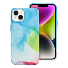 Заредете изображение във визуализатора на галерията – Гръб LEATHER MAG COVER за IPHONE 14 color splash

