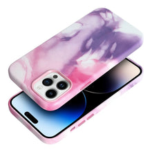Заредете изображение във визуализатора на галерията – Гръб LEATHER MAG COVER за IPHONE 12 Pro Max лилав splash
