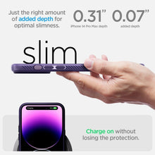 Заредете изображение във визуализатора на галерията – SPIGEN LIQUID AIR калъф за IPHONE 14 Pro Max deep лилав
