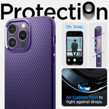 Заредете изображение във визуализатора на галерията – SPIGEN LIQUID AIR калъф за IPHONE 14 Pro Max deep лилав
