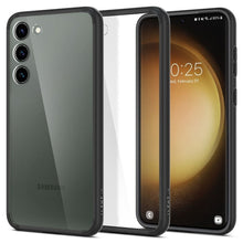 Заредете изображение във визуализатора на галерията – SPIGEN ULTRA HYBRID калъф за SAMSUNG S23 matte черен
