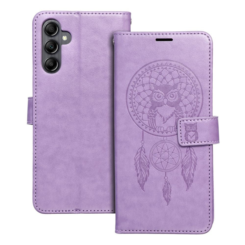 Калъф тип книга MEZZO за SAMSUNG A14 4G / A14 5G dreamcatcher лилав