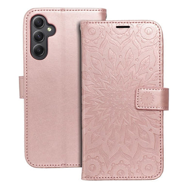 Калъф тип книга MEZZO за SAMSUNG A34 5G mandala розов златист