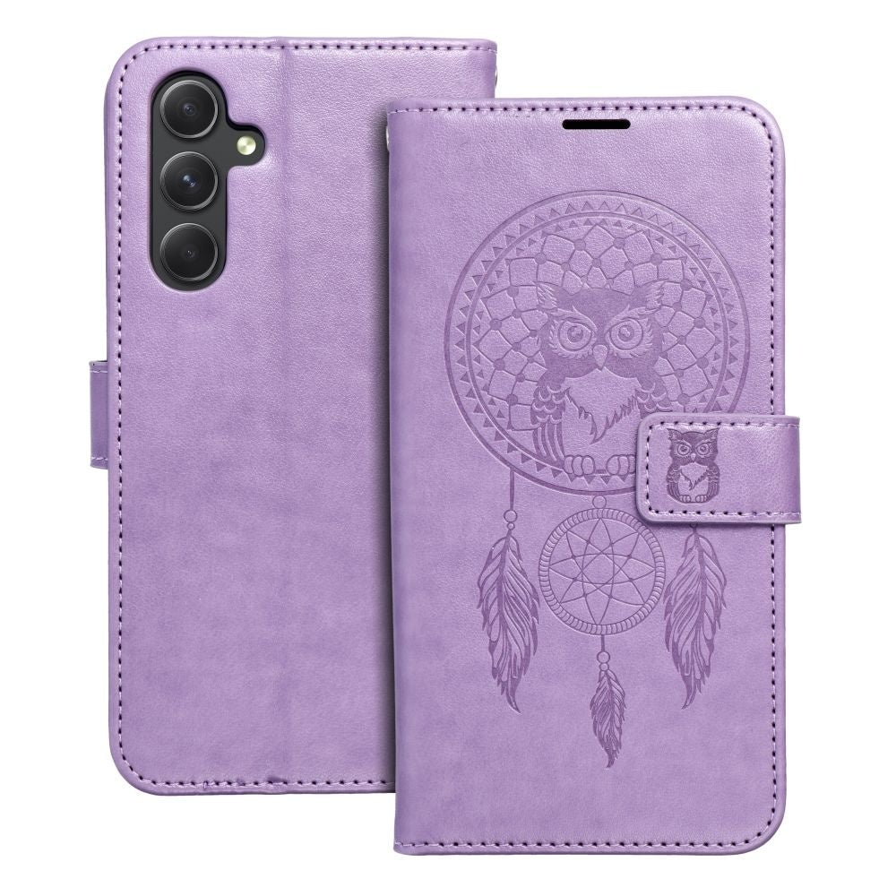 Калъф тип книга MEZZO за SAMSUNG A54 5G dreamcatcher лилав