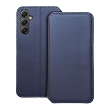 Заредете изображение във визуализатора на галерията – Калъф тип книга DUAL POCKET за SAMSUNG A34 5G тъмно син
