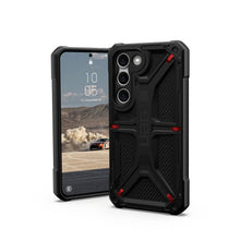 Заредете изображение във визуализатора на галерията – Гръб UAG Urban Armor Gear MONARCH за SAMSUNG S23 5G kevlar черен
