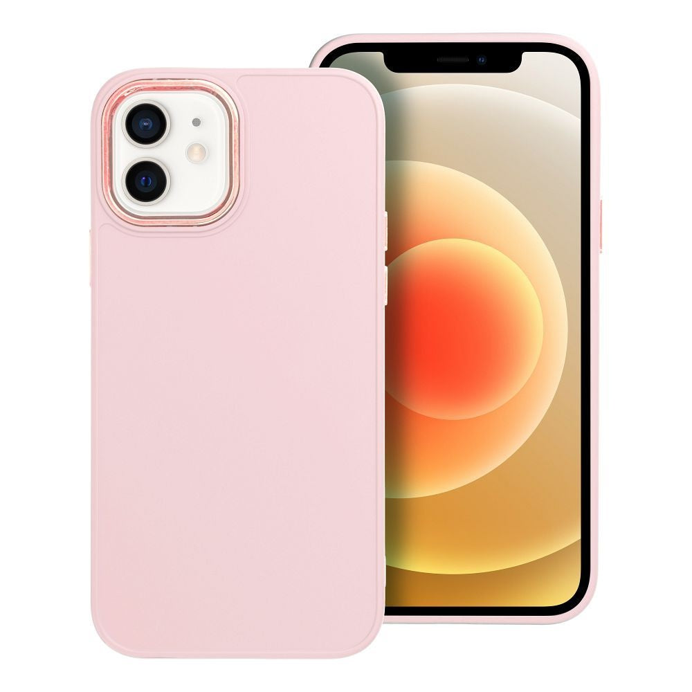 Гръб FRAME за IPHONE 12 / 12 Pro powder розов
