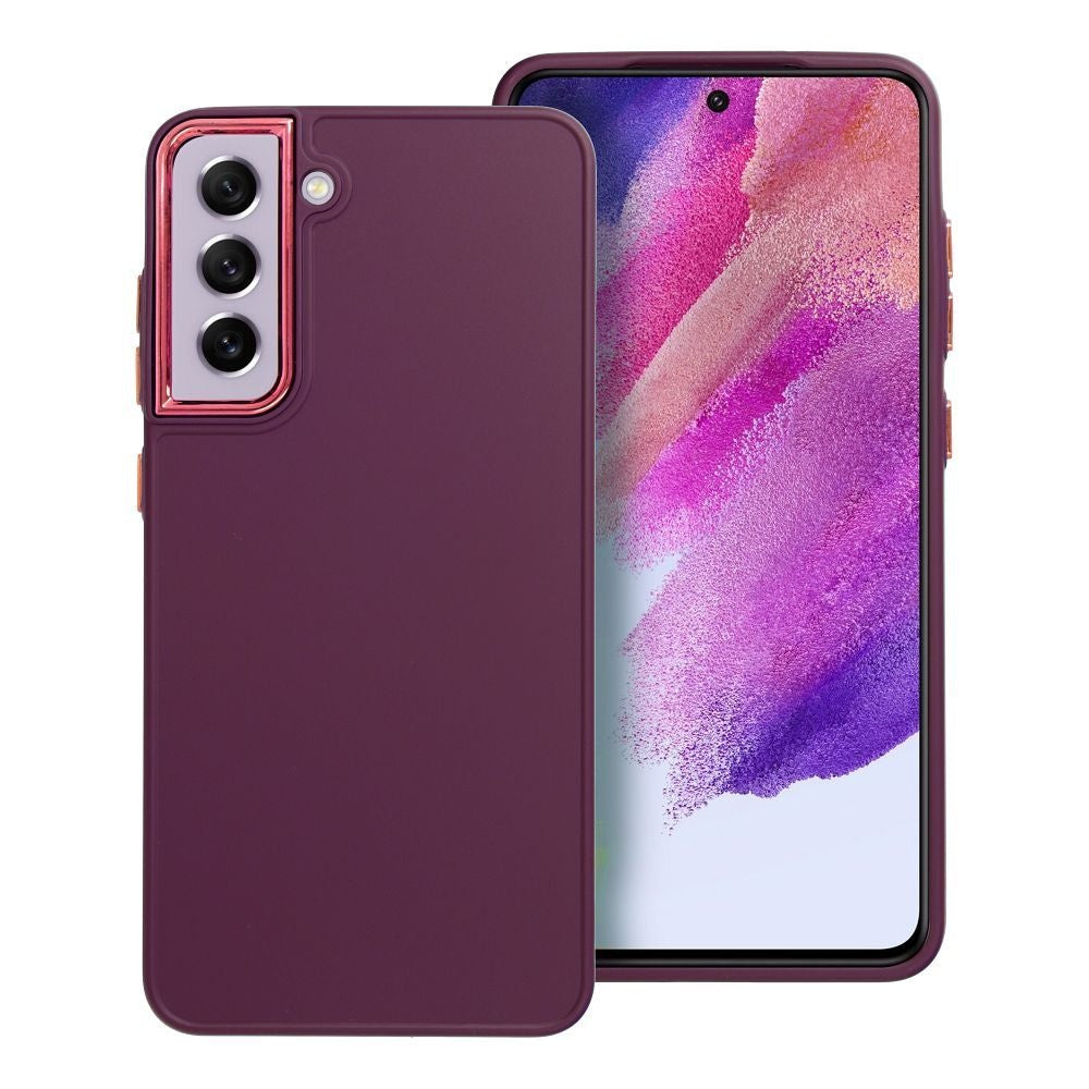 Гръб FRAME за SAMSUNG S21 FE лилав