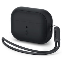 Заредете изображение във визуализатора на галерията – SPIGEN SILICONE FIT STRAP калъф за APPLE Airpods Pro 1 / 2 черен
