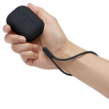 Заредете изображение във визуализатора на галерията – SPIGEN SILICONE FIT STRAP калъф за APPLE Airpods Pro 1 / 2 черен
