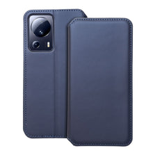 Заредете изображение във визуализатора на галерията – Калъф тип книга DUAL POCKET за XIAOMI 13 LITE тъмно син
