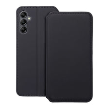 Заредете изображение във визуализатора на галерията – Калъф тип книга DUAL POCKET за SAMSUNG A14 5G черен
