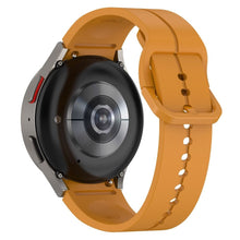 Заредете изображение във визуализатора на галерията – силиконова каишка за SAMSUNG Watch 4 / 5 жълт (9)
