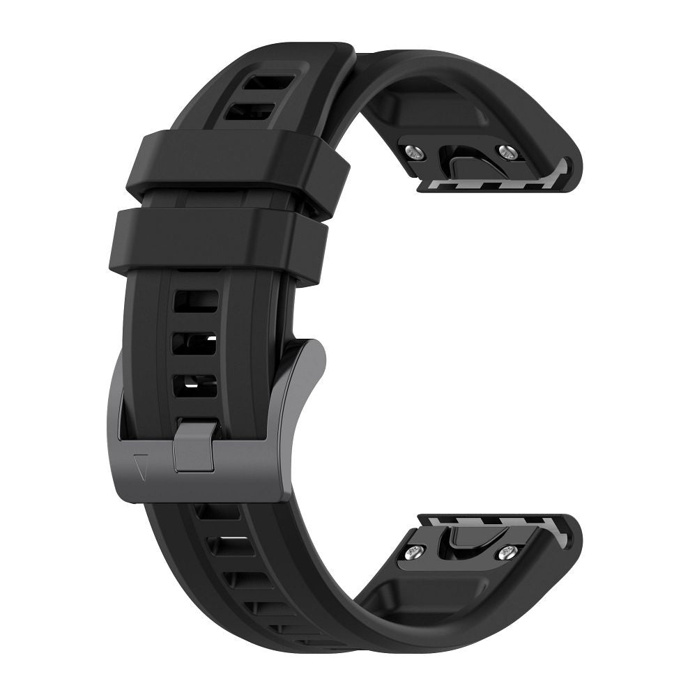 Силиконова каишка за GARMIN FENIX 3 / 3HR / 5X / 6X / 6X Pro / 7X / 7X Pro черна (9)