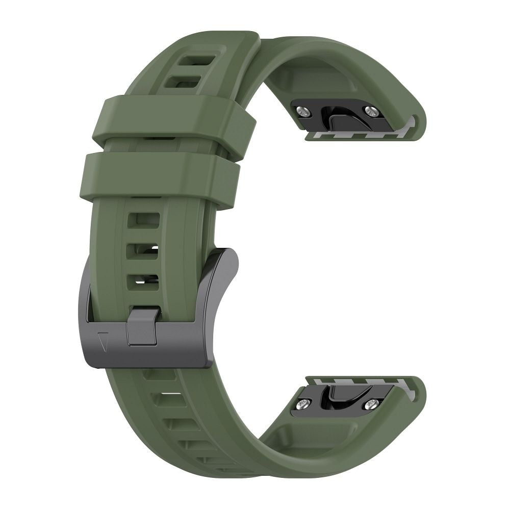 силиконова каишка за GARMIN FENIX 3 / 3HR / 5X / 6X / 6X Pro / 7X / 7X Pro dark зелен (4)