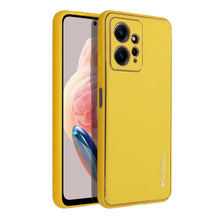 Заредете изображение във визуализатора на галерията – Гръб LEATHER за XIAOMI Redmi Note 12 4G жълт
