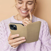 Заредете изображение във визуализатора на галерията – Калъф тип книга DUAL POCKET за XIAOMI Redmi Note 12 4G златист
