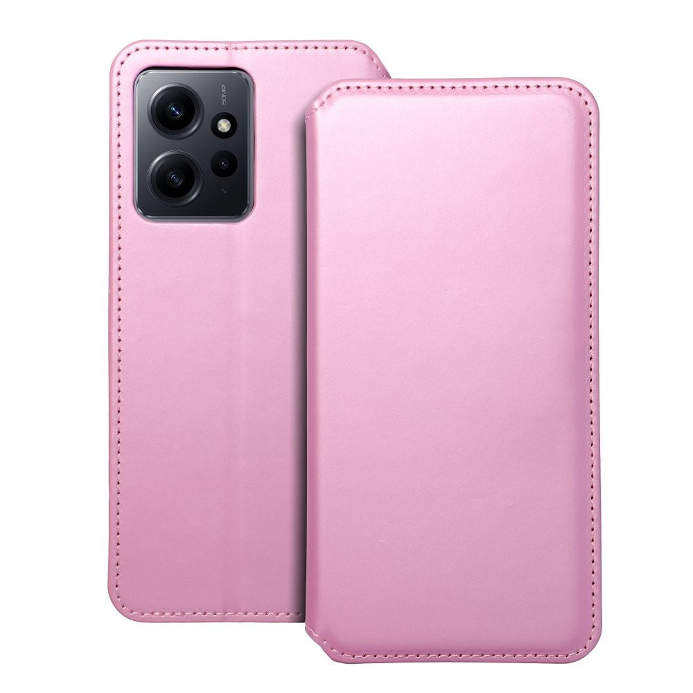 Калъф тип книга DUAL POCKET за XIAOMI Redmi Note 12 4G light розов