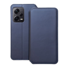 Заредете изображение във визуализатора на галерията – Калъф тип книга DUAL POCKET за XIAOMI Redmi Note 12 Pro PLUS 5G тъмно син
