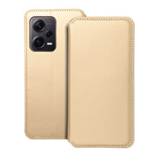 Заредете изображение във визуализатора на галерията – Калъф тип книга DUAL POCKET за XIAOMI Redmi Note 12 Pro PLUS 5G златист

