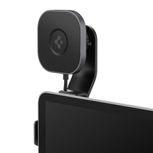 Заредете изображение във визуализатора на галерията – SPIGEN Onetap магнитен Magsafe стойка за кола безжично зарядно за TESLA MODEL 3 / Y / X / S ITT90W черно
