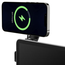 Заредете изображение във визуализатора на галерията – SPIGEN Onetap магнитен Magsafe стойка за кола безжично зарядно за TESLA MODEL 3 / Y / X / S ITT90W черно

