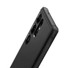 Заредете изображение във визуализатора на галерията – Оригинален гръб SPIGEN RUGGED Гръб ARMOR за SAMSUNG S23 Ultra matte черен
