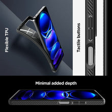 Заредете изображение във визуализатора на галерията – SPIGEN LIQUID AIR калъф за XIAOMI Redmi Note 12 Pro 5G / POCO X5 Pro 5G matte черен
