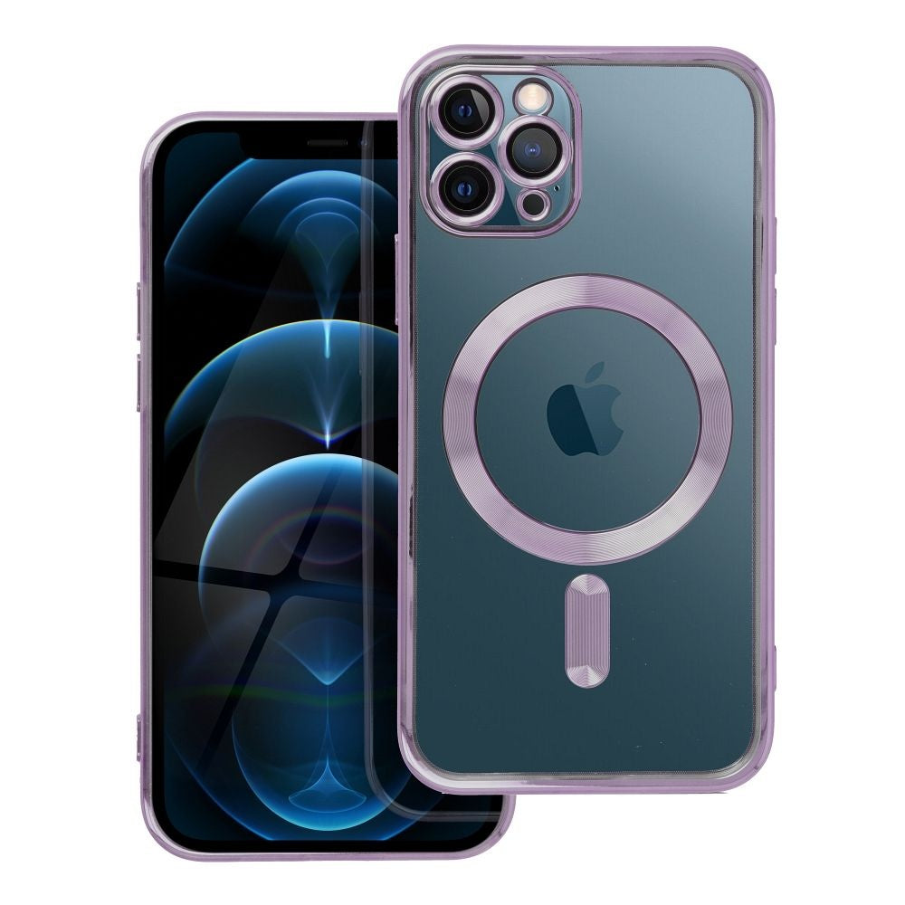 Гръб ELECTRO MAG COVER съвместим с MagSafe за IPHONE 11 Pro deep лилав