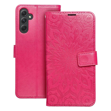 Калъф тип книга MEZZO за SAMSUNG A14 4G / A14 5G mandala магента