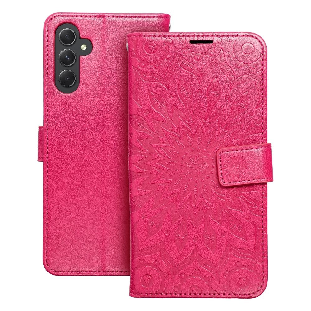 Калъф тип книга MEZZO за SAMSUNG A14 4G / A14 5G mandala магента