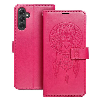 Калъф тип книга MEZZO за SAMSUNG A14 4G / A14 5G dreamcatcher магента