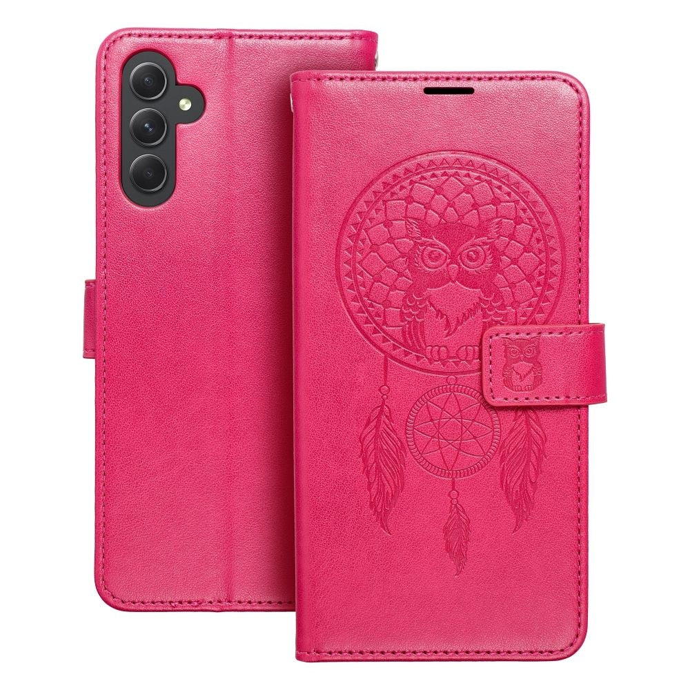 Калъф тип книга MEZZO за SAMSUNG A54 5G dreamcatcher магента