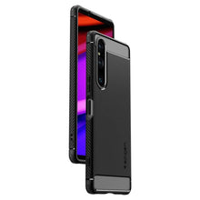 Заредете изображение във визуализатора на галерията – SPIGEN RUGGED ARMOR калъф за SONY XPERIA 1 V matte черен
