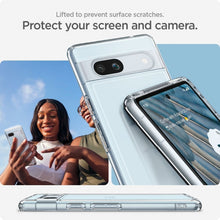Заредете изображение във визуализатора на галерията – SPIGEN ULTRA HYBRID калъф за GOOGLE Pixel 7A прозрачен
