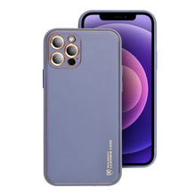 Заредете изображение във визуализатора на галерията – Гръб LEATHER за IPHONE 15 Pro Max син
