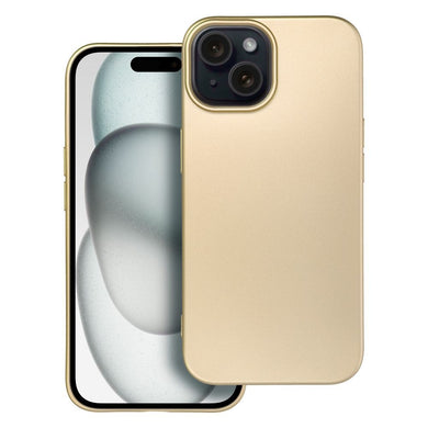 Гръб METALLIC за IPHONE 15 златист