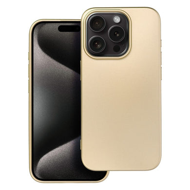 Гръб METALLIC за IPHONE 15 Pro Pro златист