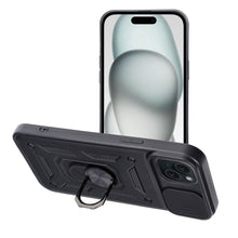 Заредете изображение във визуализатора на галерията – SLIDE Гръб ARMOR за IPHONE 15 Plus черен
