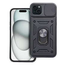 Заредете изображение във визуализатора на галерията – SLIDE Гръб ARMOR за IPHONE 15 Plus черен
