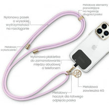 Заредете изображение във визуализатора на галерията – GUESS връзка GUUCNMG4EU (Cord and 4G Charm) златен лилав
