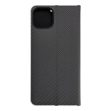 Заредете изображение във визуализатора на галерията – Калъф тип книга LUNA Carbon IPHONE 15 Plus черен
