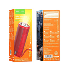 Заредете изображение във визуализатора на галерията – HOCO bluetooth speaker + flashlight HC11 Bora sports red
