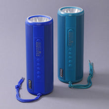 Заредете изображение във визуализатора на галерията – HOCO bluetooth speaker + flashlight HC11 Bora sports peacock blue
