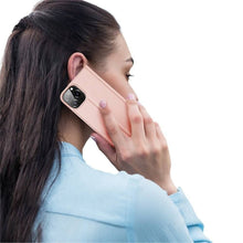Заредете изображение във визуализатора на галерията – Калъф тип книга DUX DUCIS SKIN PRO за IPHONE 13 Pro розов
